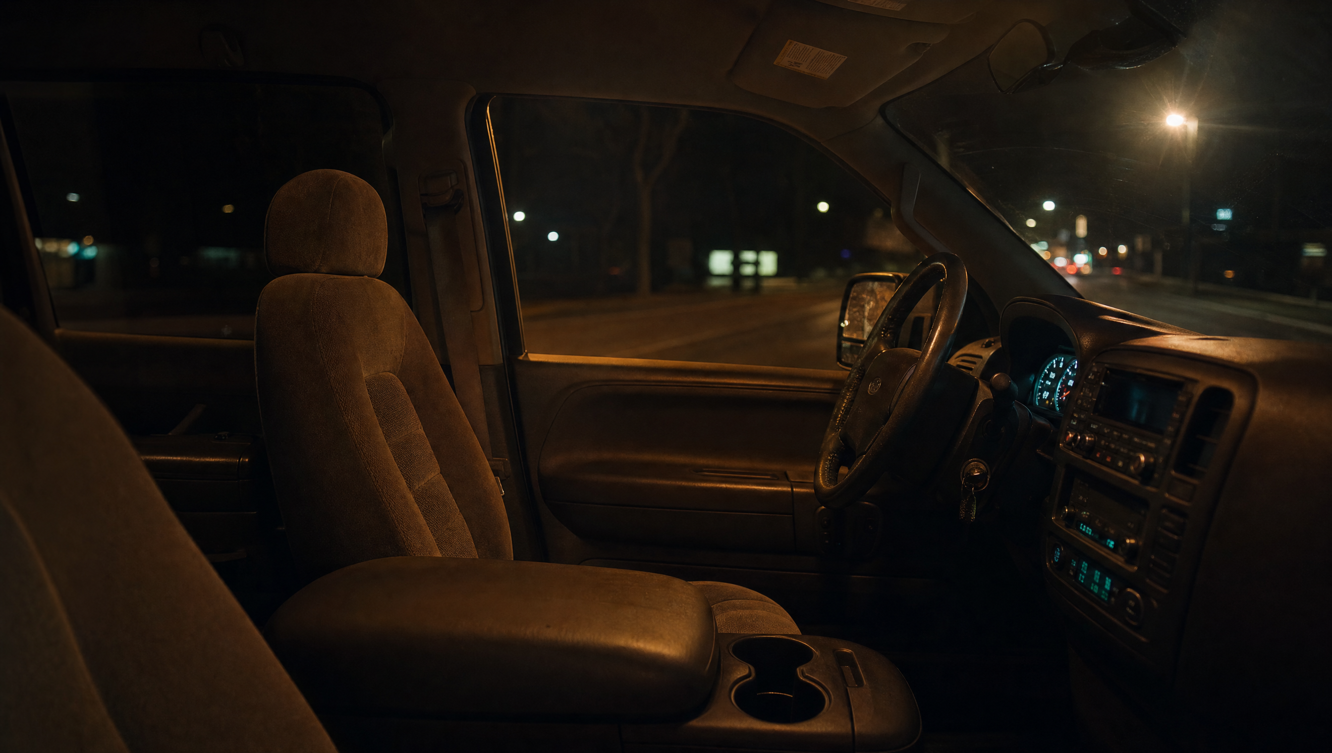 Truck interior