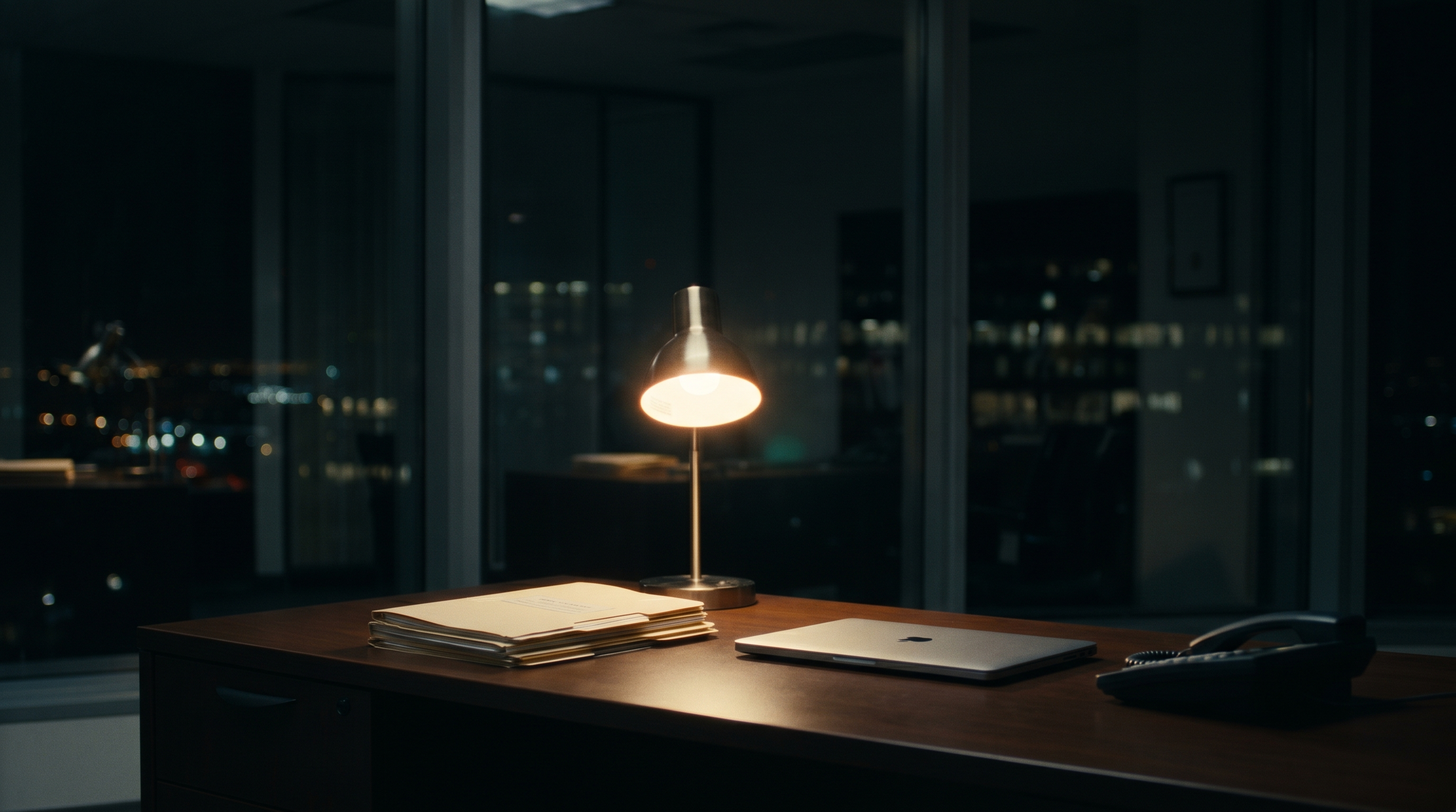 Office at night
